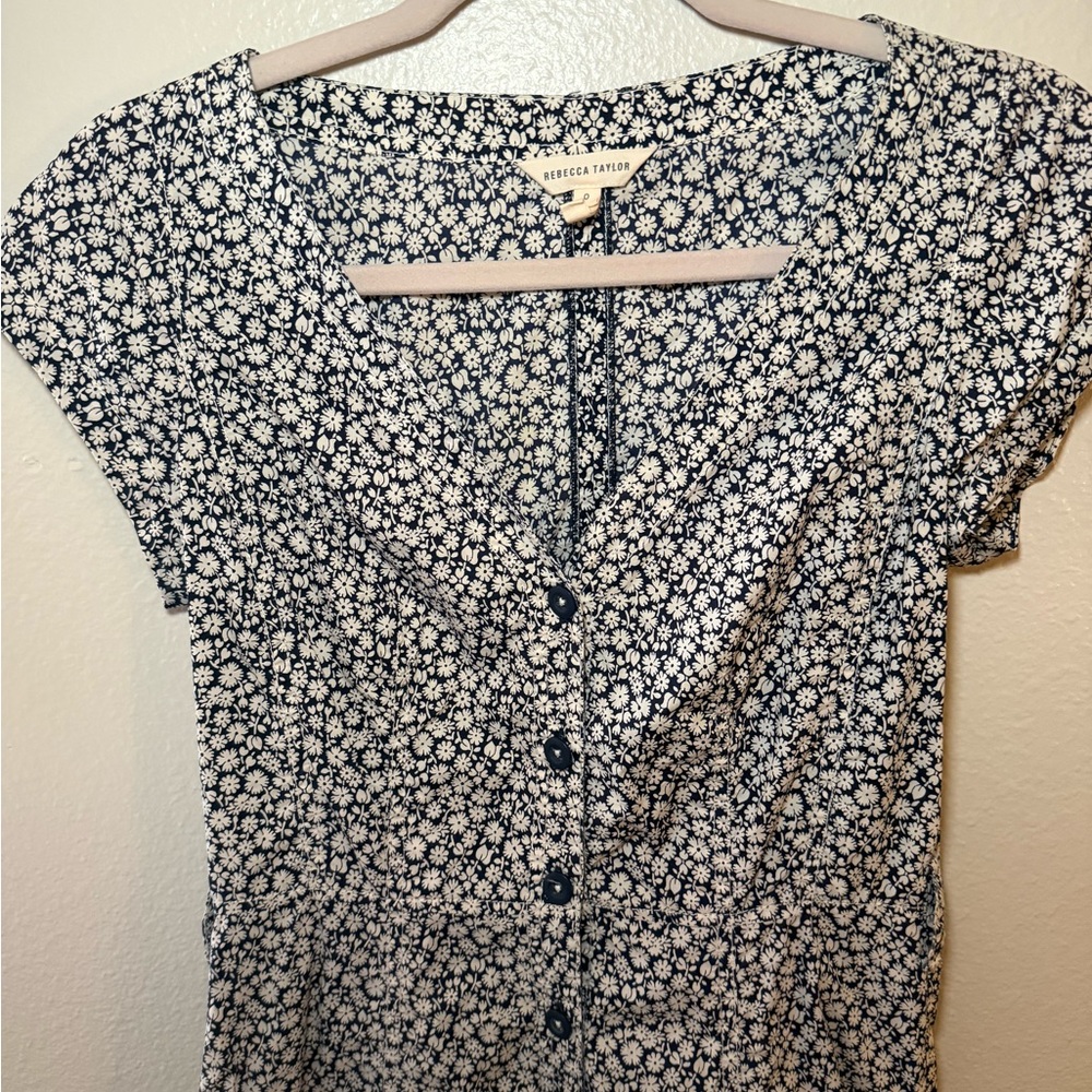 Rebecca Taylor button down sun dress - Picture 5 of 14